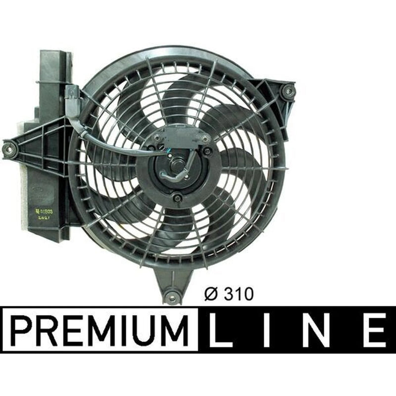 Mahle Air Con Condenser Fan fits Hyundai Santa Fé I 2001-2006 2.0 2.4 2.7