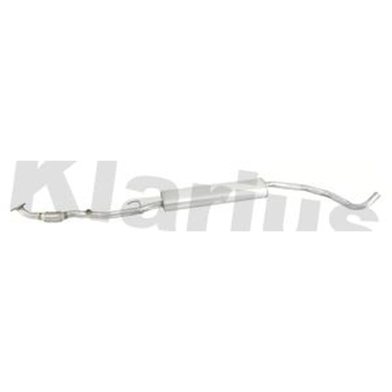 Klarius Box With Centre Pipe Centre fits Opel Adam 2012-2019 1.4