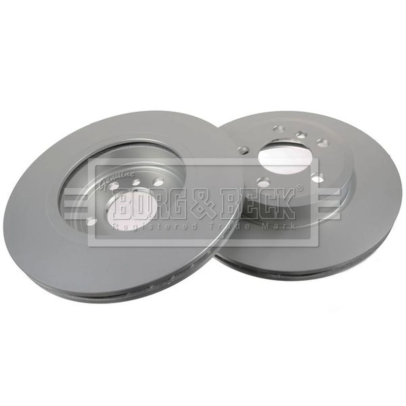 Borg & Beck 2 x Vented Brake Discs fits BMW X3 2003-2011 2.0 2.5 3.0
