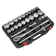 Sealey Premier Premier Metric/Imperial Socket Set 3/4"Sq Drive 12-point 26pc Sealey Premier - Dynamic Drive