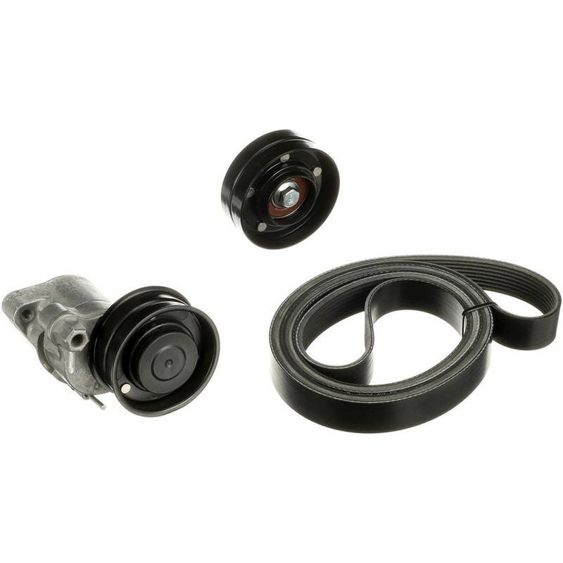 Gates V-Ribbed Belt Set fits Daf Cf 75 2001-2013 75.250 75.310 75.360