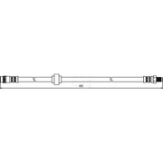 Apec Brake Hydraulic Hose Line Front fits Renault Megane I 1996-2008