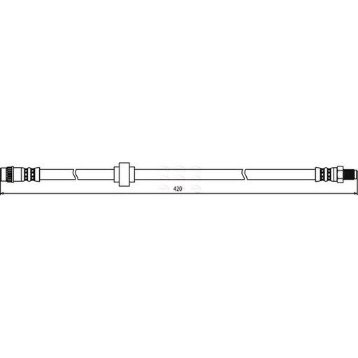 Apec Brake Hydraulic Hose Line Front HOS3261
