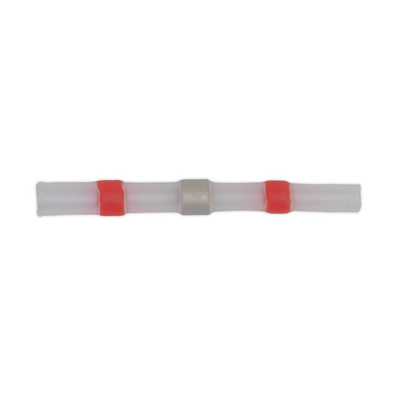 Sealey Heat Shrink Butt Connector 22-18 AWG Red Pack of 25 RTSSB25 Sealey  - Dynamic Drive