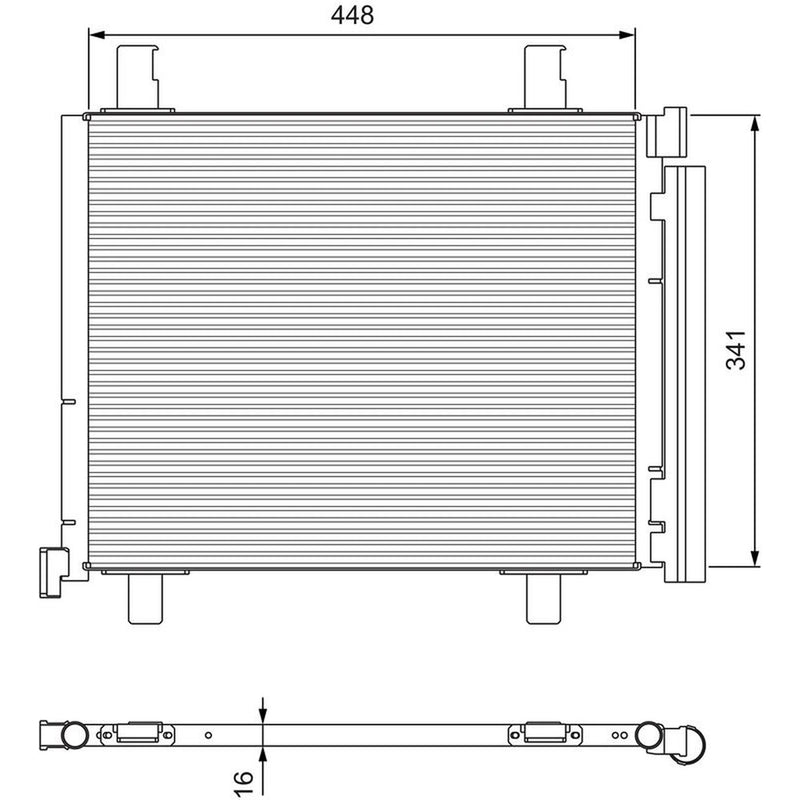 Valeo Air Conditioning Condenser 814168