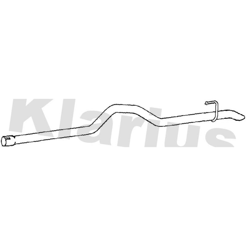 Klarius Exhaust Pipe OD fits VW Crafter 30-50 2006-2013 2.5