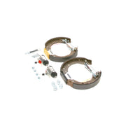 Bosch Brake Shoe Set Axle Kit fits Smart Fortwo 2007-2010