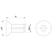 Textar 2 x Front Brake Disc Bolt TPM0012