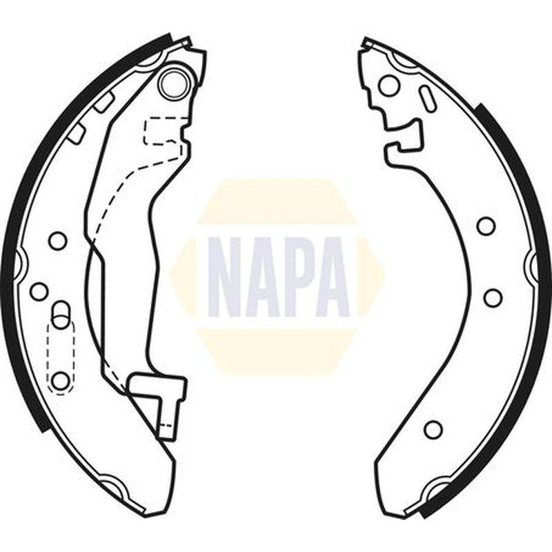 NAPA Brake Shoe Set Axle Kit fits Honda Civic 1991-1995 1.5