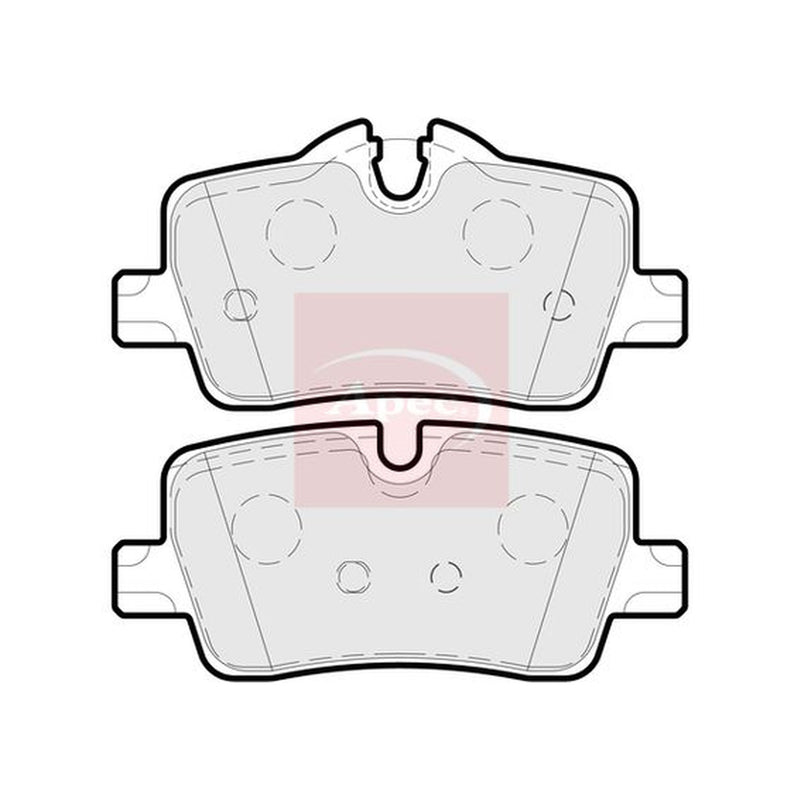 Apec Rear Brake Pad Set fits BMW 2 2021-2022