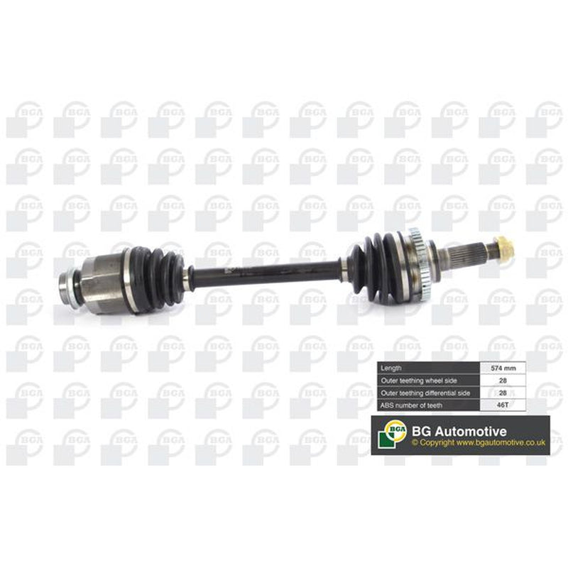BGA CV Axle Shaft Assembly Front Right fits Kia Shuma II 2001-2004 1.6 1.8