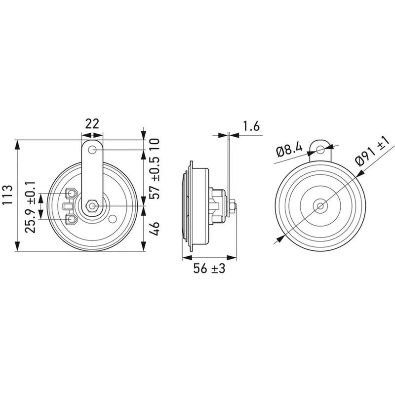 Hella Car Horn Signal Unit