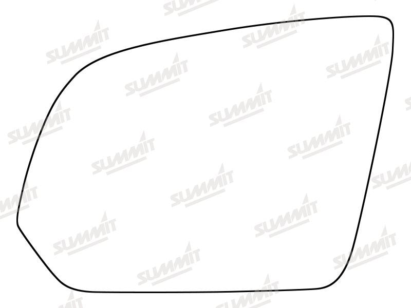 Summit Stick-On Standard Mirror Glass fits Mercedes V Class 14 on LHS Summit - Bars 4 Cars