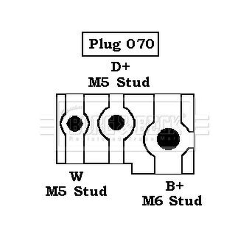 Borg & Beck Car Alternator 12V fits Ford Escort 1995-1999 1.6