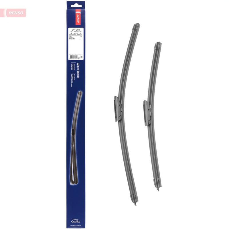 Denso 2 x Front Wiper Blades fits Citroën C4 Cactus 2014-2018 1.2 1.5 1.6