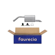 Hella End Silencer Rear fits Citroën C3 Picasso 2010-2015 1.6