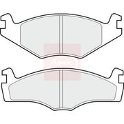 Apec Front Brake Pad Set fits Seat Cordoba 1993-2002 1.8 1.9