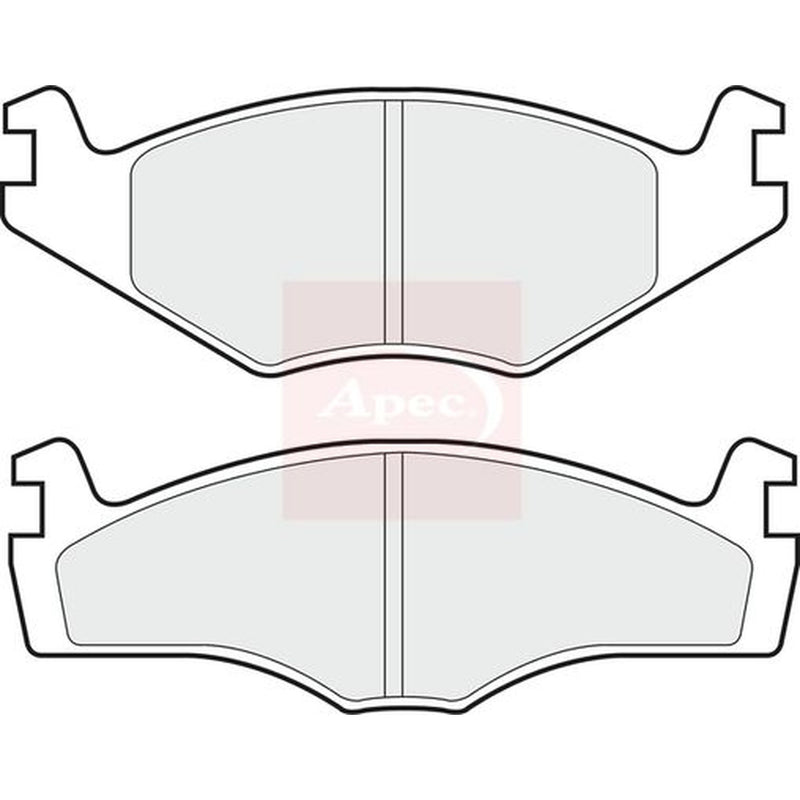 Apec Front Brake Pad Set fits Seat Cordoba 1993-2002 1.8 1.9