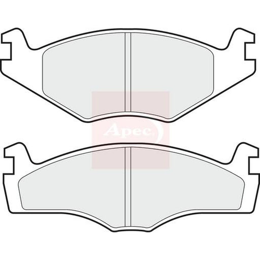 Apec Front Brake Pad Set fits Seat Cordoba 1993-2002 1.8 1.9