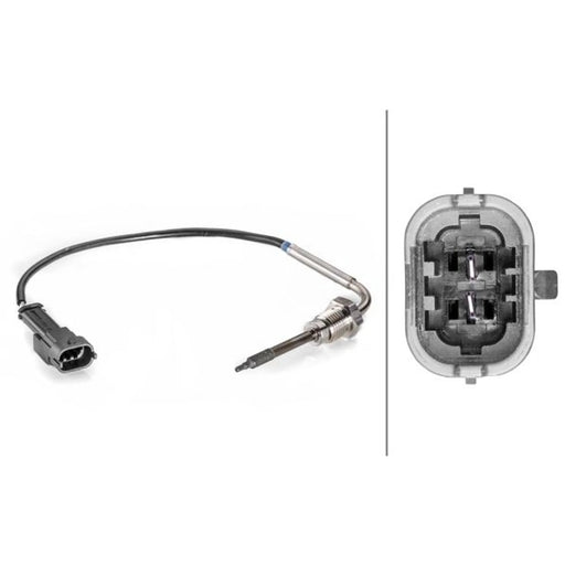 Hella Exhaust Gas Temperature Sensor before soot particulate f fits Opel Astra J