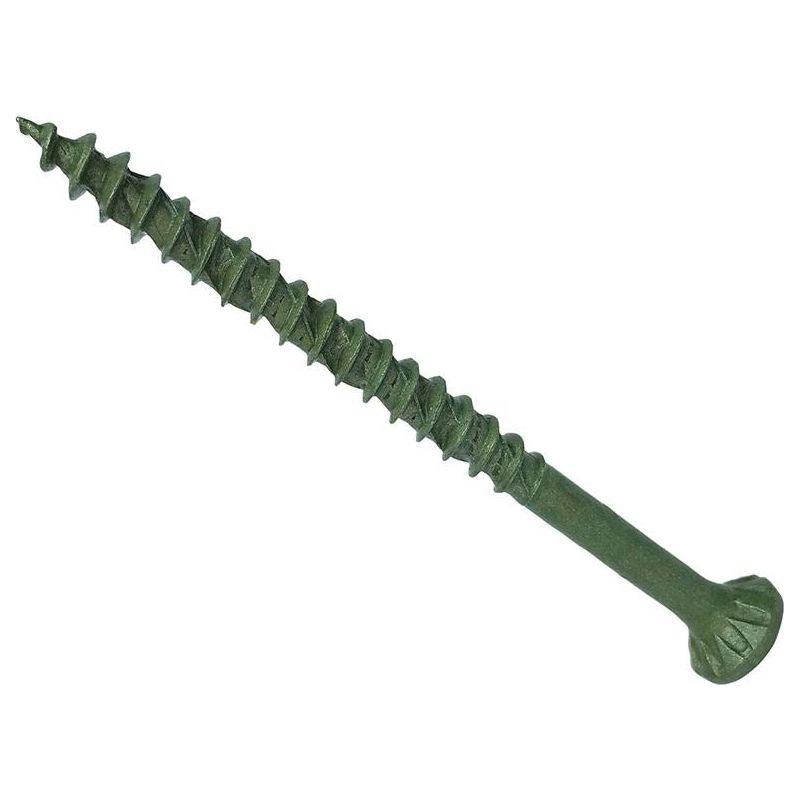 Forgefix ForgeFast TORX® Compatible Decking Screws CSK Green 5.0x100 T25 Tub 300 ForgeFix - NN4 Online