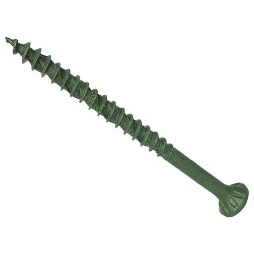 Forgefix ForgeFast TORX® Compatible Decking Screws CSK Green 5.0x100 T25 Tub 300 ForgeFix - NN4 Online