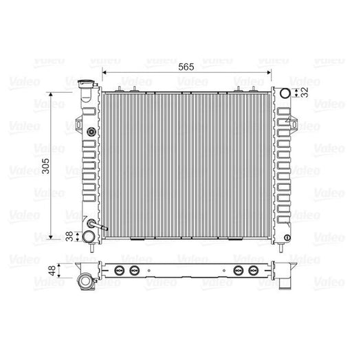 Valeo Engine Radiator 732713