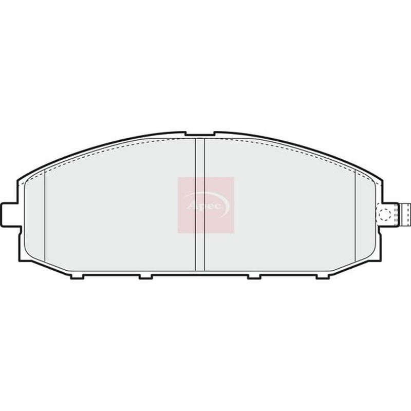 Apec Front & Rear Pads fits Nissan Patrol Gr 1997-2000 2.8 3.0