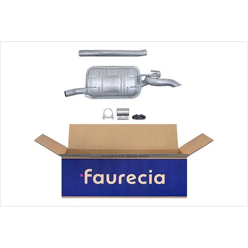 Hella End Silencer Rear fits Fiat Punto 1993-2000 1.2 1.6