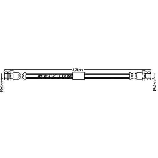 Juratek Brake Hydraulic Hose Line Right JBH1153