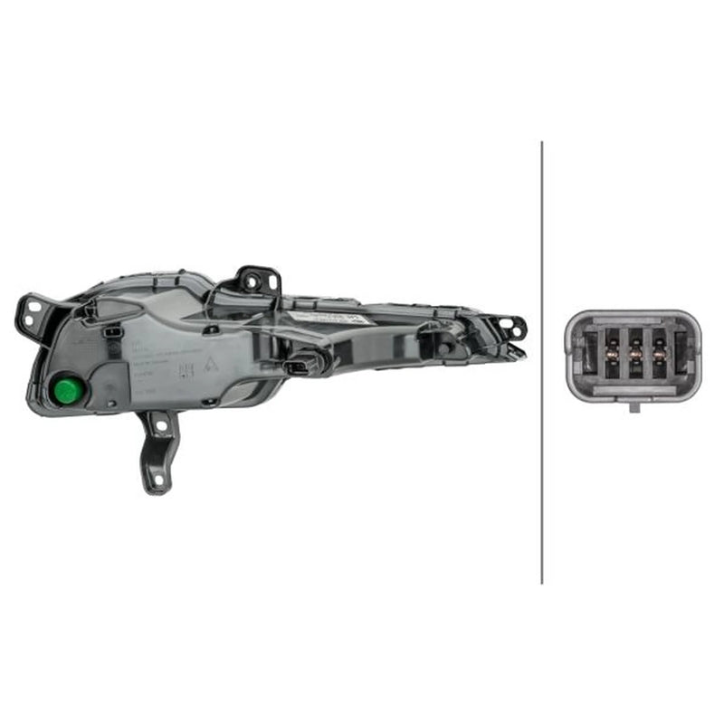 Hella Direction Indicator Light Left Front fits Peugeot 308 II 2013-2021