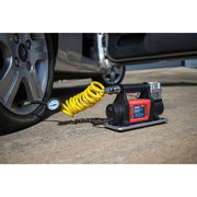 Sealey Tyre Inflator/Mini Air Compressor 12V Heavy-Duty MAC04 Sealey - Dynamic Drive