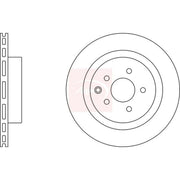 Apec 2 x Vented Brake Discs fits Audi A8 D3 2003-2010 6.0