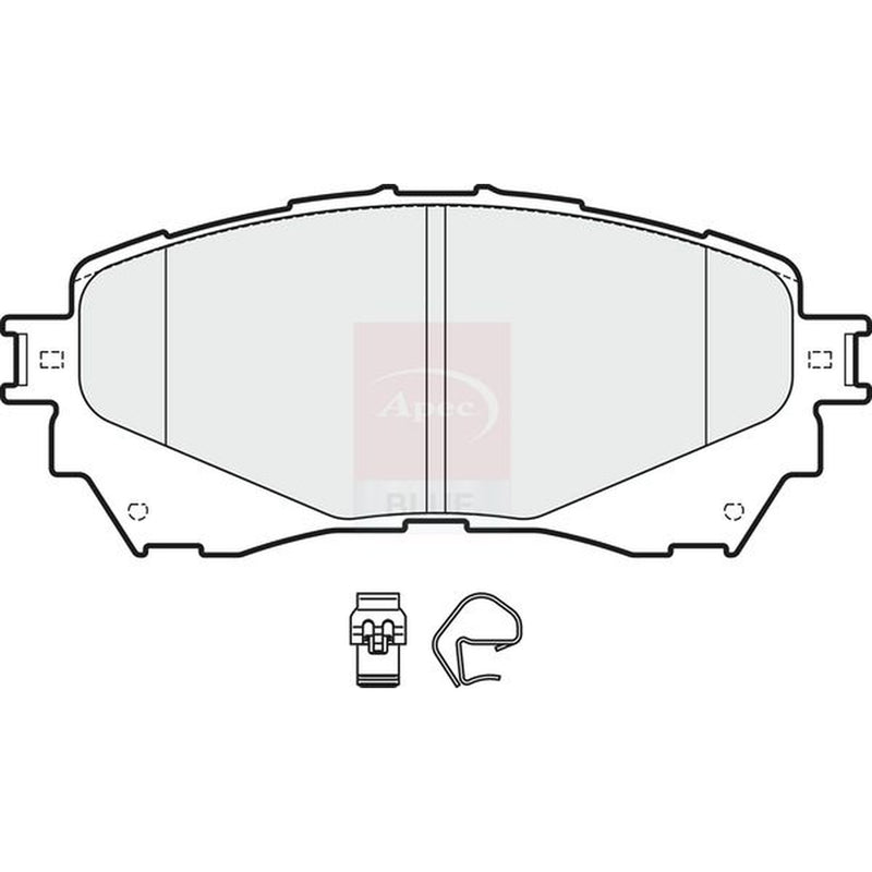 Apec Front Brake Pad Set fits Mazda 6 2012-2020 2.0 2.2 2.5