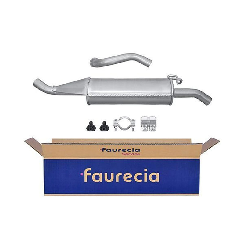 Hella End Silencer Rear fits Renault 19 1988-1995 1.4 1.7 1.9