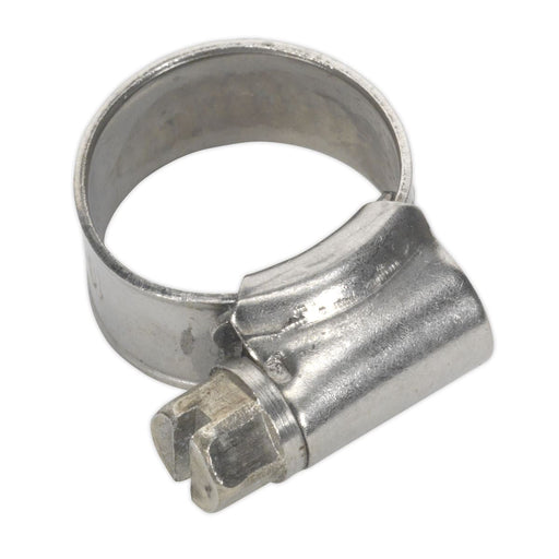 Sealey Hose Clip Stainless Steel10-16mm Pack of 10 SHCSS000 Sealey - Dynamic Drive