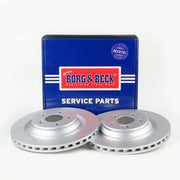 Borg & Beck Front / & Rear / Brake Discs & Pads fits Mercedes-Benz S-Class