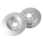 Borg & Beck 2 x Solid Brake Discs fits Land Rover Freelander 2 2006-2014 2.2