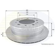 Comline Rear Brake Discs & Pads fits Toyota Land Cruiser Amazon 1998-2007 4.2