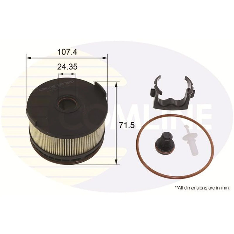 Comline Fuel Filter Element fits Mercedes-Benz A-Class 2018-2020