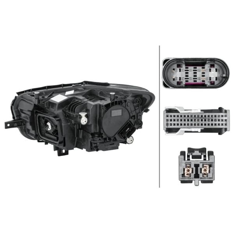 Hella Headlight Headlamp LED Right 1LX 015 780-341