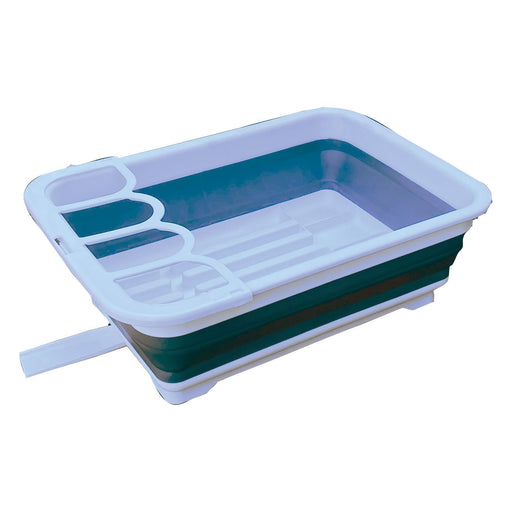 Collapsible-wares Dish Rack with Cutlery Holder and Sink Drainer K0210 Quest - Dynamic Drive