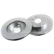 Borg & Beck Front Brake Discs & Pads fits Daihatsu Sirion 2005-2013 1.0 1.3