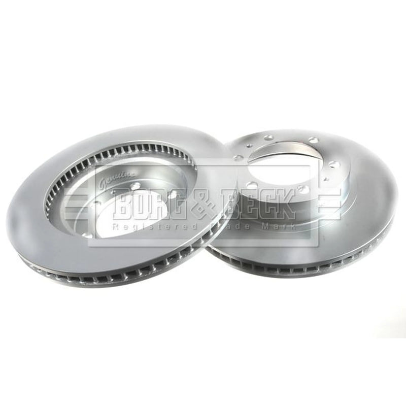 Borg & Beck Front Brake Discs & Pads fits Toyota Hilux VIII Pickup 2015 on 2.4