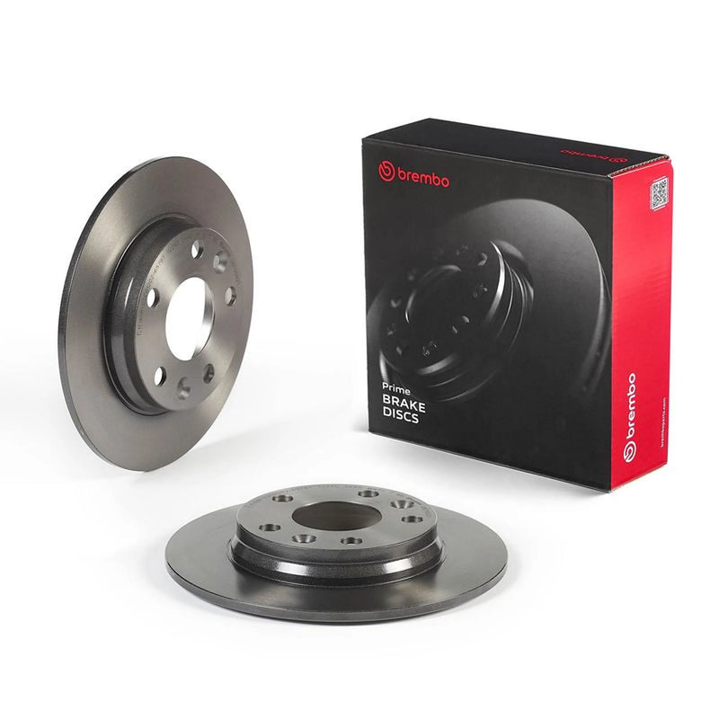 Brembo Rear Brake Solid Discs & Pads fits Renault Zoe 2018 on