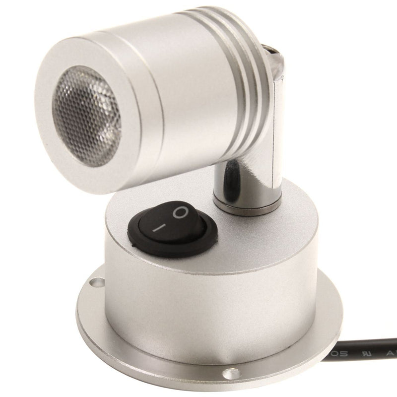 LED Reading Light Silver Cool White Aten Lighting - Dynamic Drive