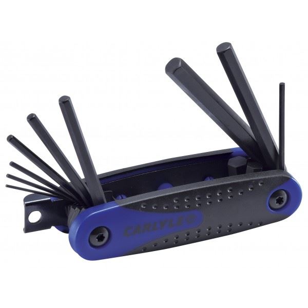 Carlyle Tools Hex Key Set - Folding Short - Metric - image 1