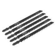 Sealey Jigsaw Blade Wood 75mm 6tpi Pack of 5 WJT144D Sealey - Dynamic Drive