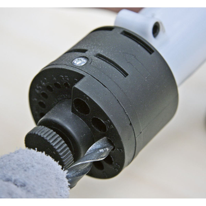 Sealey Drill Bit Sharpener Manual 43mm Collar 3-10mm HSS Cobalt Bits Sharpening Sealey  - Dynamic Drive