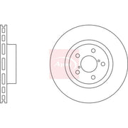 Apec Front & Rear Brake Discs & Pads fits Subaru Impreza 2012 on 1.6